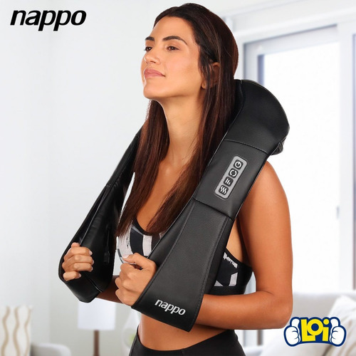 Imagen 7 de 11 de Masajeador Eléctrico Nappo Shiatsu 8 Rodillos Giratorios Loi