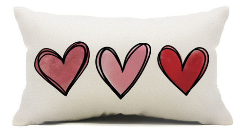 Fundas De Almohada Para El Da De San Valentn, 12 X 20 Pulgad