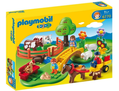 Playmobil 1-2-3 Prado Con Animales 6770