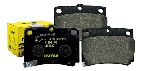 Balatas Traseras Textar Mitsubishi Galloper 2001 2002 2003