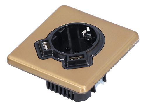 Wall Outlet Socket European Retro Bronze Flame Retardant