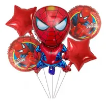 Comprar Set 5 Globos Spiderman Decoración Hombre Araña Decoración