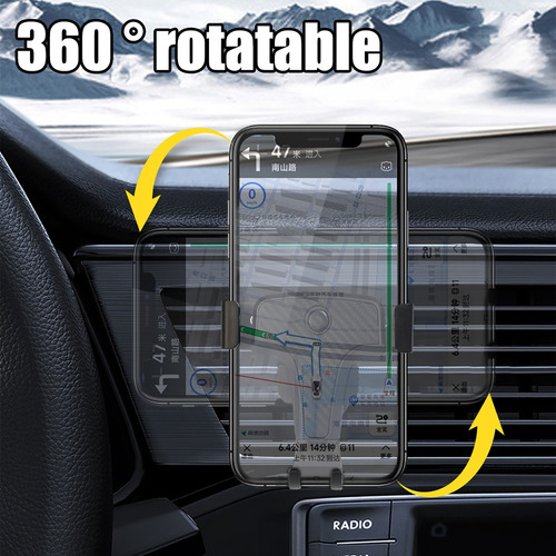 Suporte Para Celular Car Outlet Gravity Stand Bracket Mount