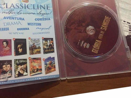 Dvd Gloria Feita De Sangue - Classicline - Bonellihq N20