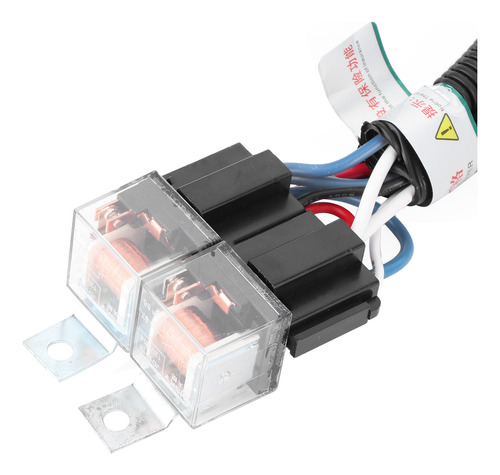 Kit De Fiação De Relé Headlight Booster Harness, 2 Unidades,