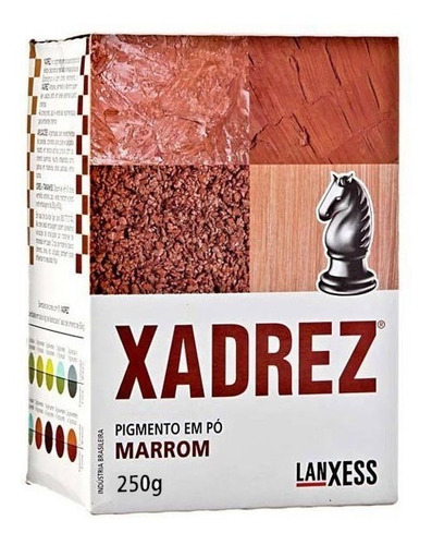 Pigmento Em Pó Xadrez 250g Marrom