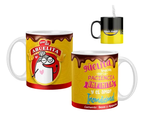 Taza Magica Flork Guelita Gracias Por Paciencia Infinita | Meses sin ...