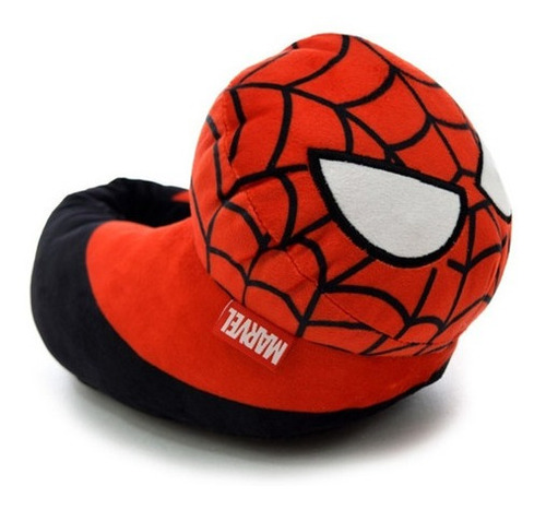 Pantufla Infantil De Peluche Spiderman Con Luz Marvel Origin