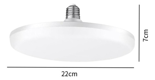 Lámpara Led De Disco E27 Con Base De Rosca, 48 W, Económica