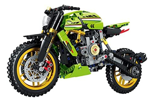 Dahonpa 1259 Juego De Ladrillos De Construcción De Motocicle