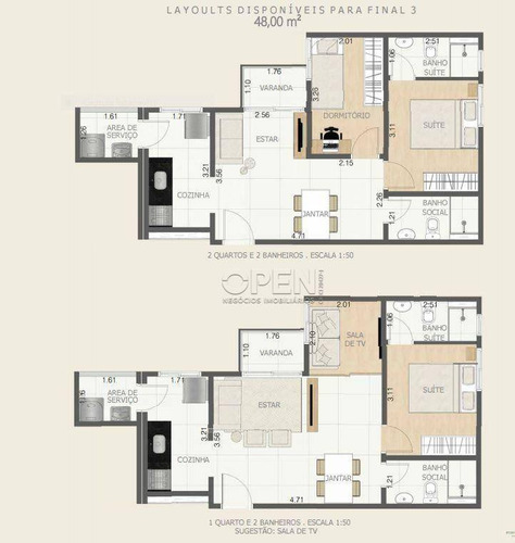 Imagem 14 de 15 de Apartamento Com 2 Dormitórios À Venda, 48 M² Por R$ 323.310,00 - Vila Curuçá - Santo André/sp - Ap12487