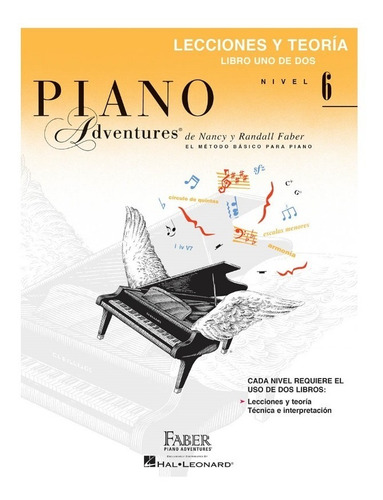 Piano Adventures: Lecciones Y Teoría, Libro 1 De 2, Nivel 6.