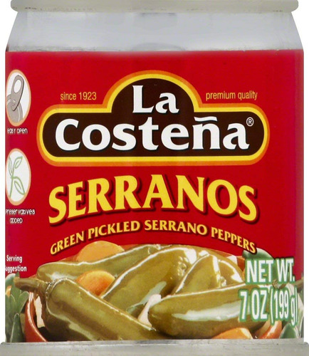 La Costena Pimienta Serrano, 7 Oz