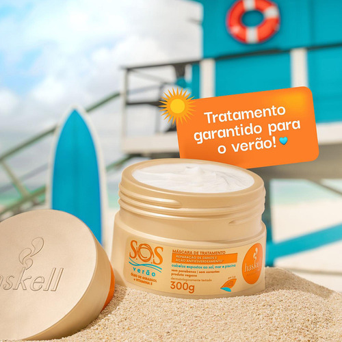 Máscara De Tratamento Sos Verão 300g Haskell