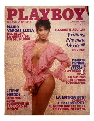 Revista Playboy Mexico 28 Elizabeth Aguilar 1a Playmate 1984