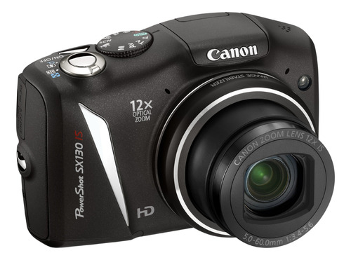 Cámara Digital Canon Powershot Sx130is 12,1 Mp Con Memoria Negro (Usado)