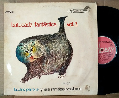 Luciano Perrone- Batucada Fantástica Vol. 3 - Lp Brasil 1978