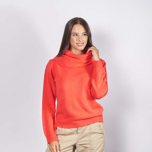 Sweater Mujer Xl Extra Large Kim Sweater Naranja