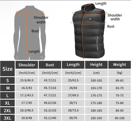 Lifebee Chaqueta Calefactable , Nuevo, Requiere Bateria Externa .