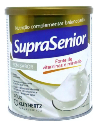 Suprasenior Suplemento Alimentar 400 Gramas Igual Ensure