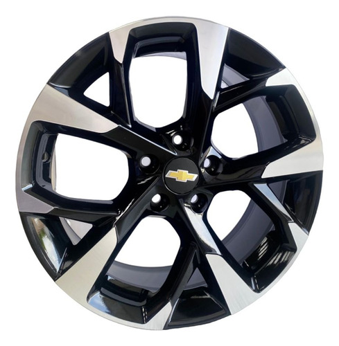 4 Rodas Aro 17 5x105 Montana Nova Tracker Cruze S47 Kr Cor Preto Diamantado 5x105