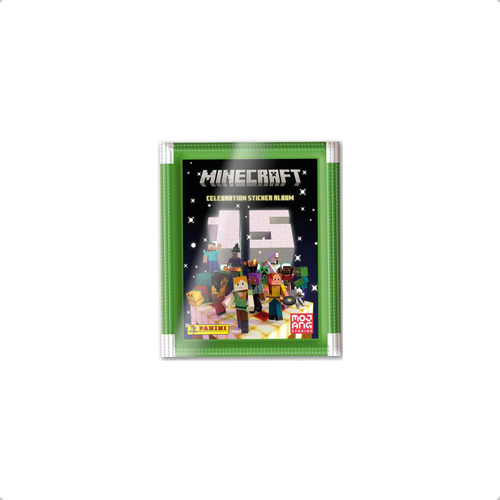 Kit 100 Figurinhas Do Álbum Minecraft 2024 (20 Envelopes)