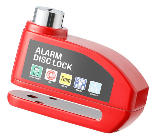 De Disco Con Alarma Genérica Con Piezas Clave Para Rojo