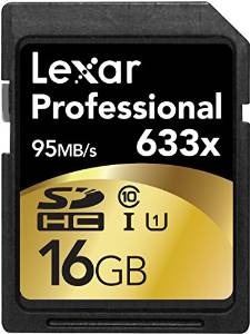 Lexar Professional 633x 16gb Sdhc Uhs-i Tarjeta / U1 (hasta 