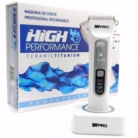 Máquina De Corte Profesional Wpro Recargable High Titanium