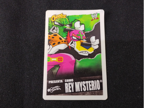 Carta Especial Wwe Slam Attax Sabritas Rey Mysterio Cheetos 