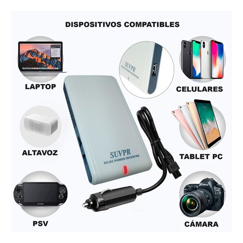 Imagen 5 de 5 de Inversor 12vdc/220vac 100w Dy-100n Opalux/mihaba
