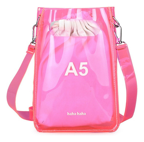 1 Bolsa Transparente Barata Para Mujer, Bolsas Con Solapa, B