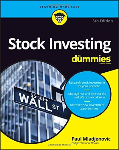 Book : Stock Investing For Dummies - Paul Mladjenovic