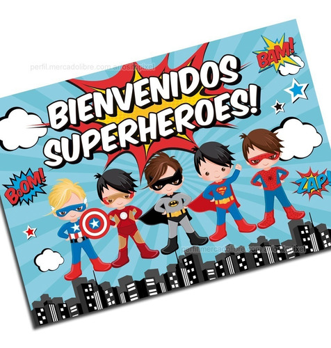 Kit Imprimible Superheroes Personalizado Decoración Candy