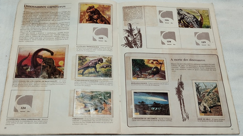 Album De Figurinhas Animais Pré-histórico -1979- Incompleto Animais Pré Históricos (Usado)