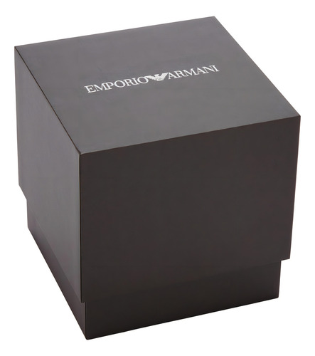 Reloj Emporio Armani Ar60021 Con Funda Automática De 43mm Plateado
