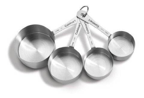 Cuisinart - Juego De 4 Tazas Medidoras (acero Inoxidable), A