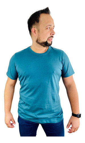 Camiseta Básica Plus Size Decote Redondo Kohmar 
