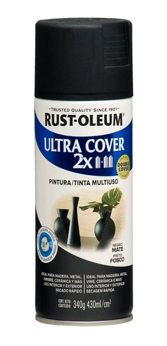 Pintura Aerosol Ultra Cover 340 Mate Rust Oleum