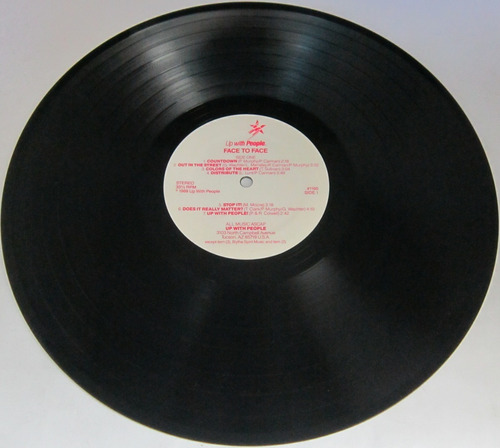Up With People - Face To Face Insert Imp Usa + 2 Boletos Lp (Usado)