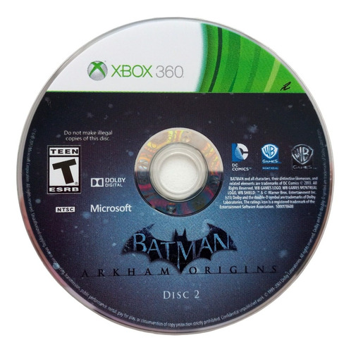 Batman Arkham Origins Xbox 360 En Español (Reacondicionado)