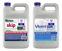 Comprar Jabón Liquido Skip Y Suavizante Vivere 5 L Pack X2 Rens