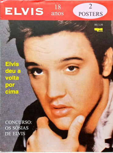 Elvis Presley Uma Revista Poster Especial De 1968