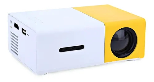 Mini Projetor Yg-300 Led Portátil Full Hd 600 Lumens Usb