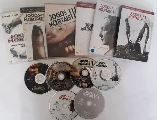 Jogos mortais 1 2 3 4 5 6 7 dvd original lacrado no Shoptime