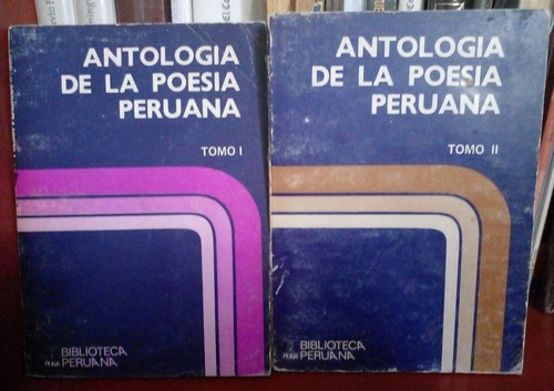 Antología De La Poesía Peruana 2 Tomos - Peisa