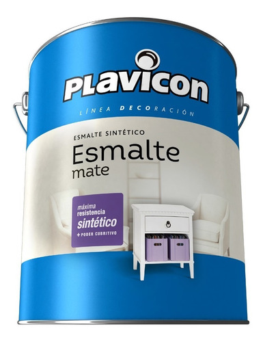 Plavicon Esmalte Sintetico Mate Calidad Premium 1 L