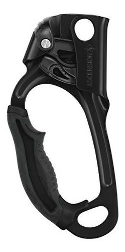 Petzl - Ascensión, Ergonómico Ascender Gestionen, Negro, Der