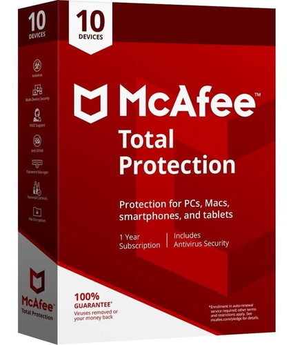 Antivirus Mcaffee Total Protection Anual