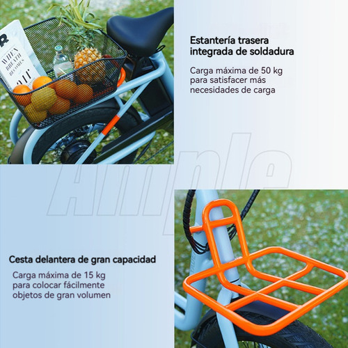 Yadea Cocoa Bicicleta Eléctrica Motor 32km/h 15ah 48v Verde Azulado